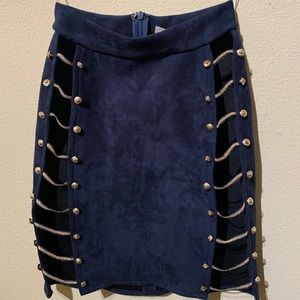 Navy skirt